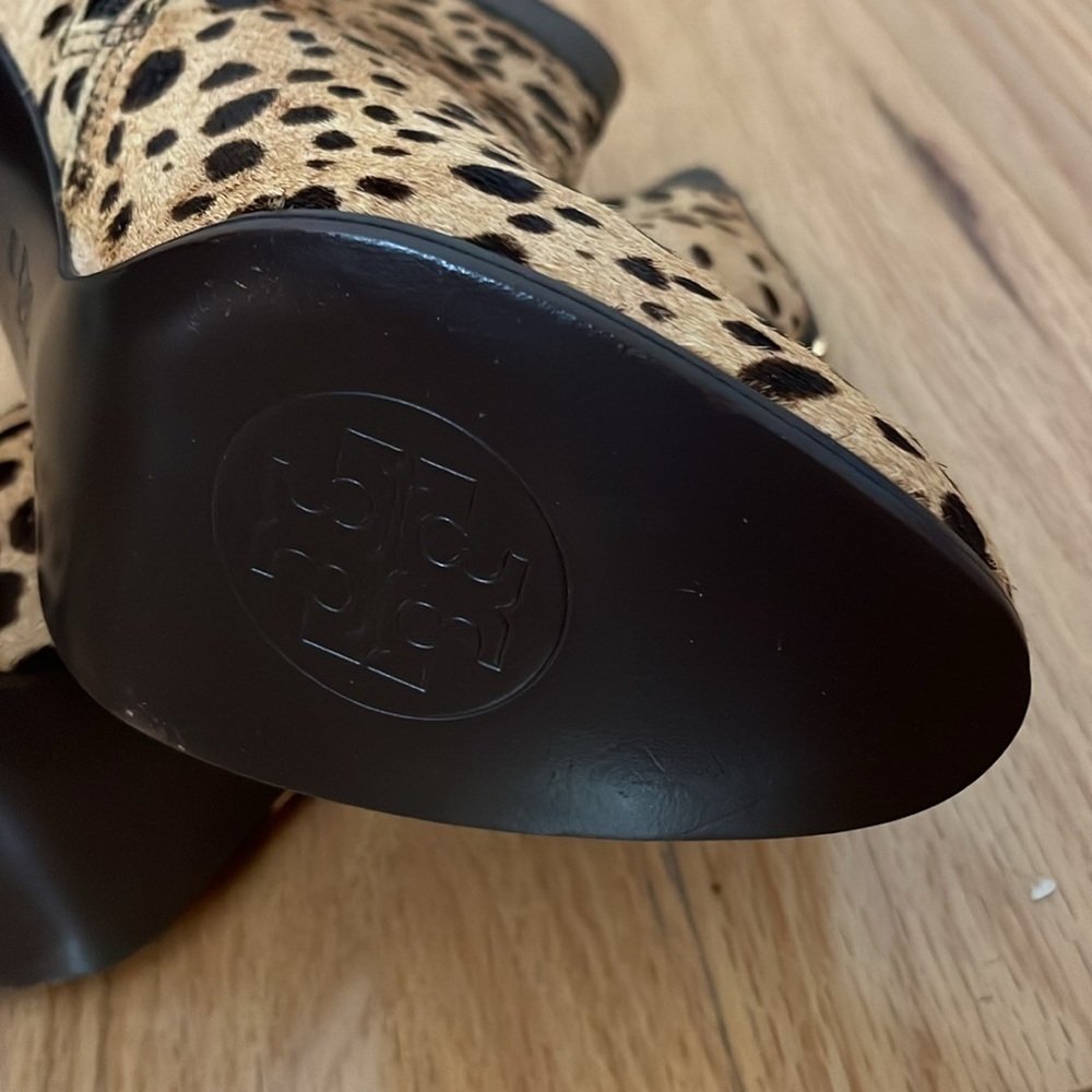 New Tory Burch Calf hair cheetah print Priscilla Boots, size 9 - Picture 12 of 16